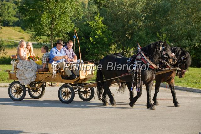 slovenie 19.JPG - Mariage en calèche, Monastère cistercien de KostanjevicaSlovénie